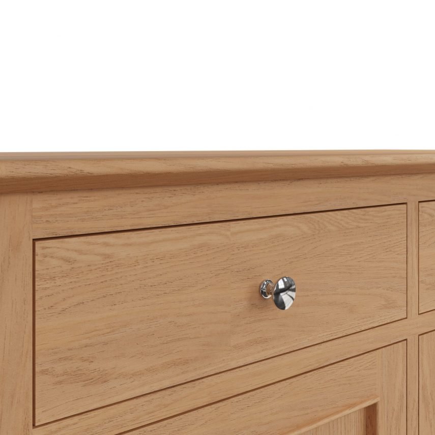 Katarina Oak Sideboard close scaled