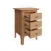 Katarina Oak Small Bedside table open scaled