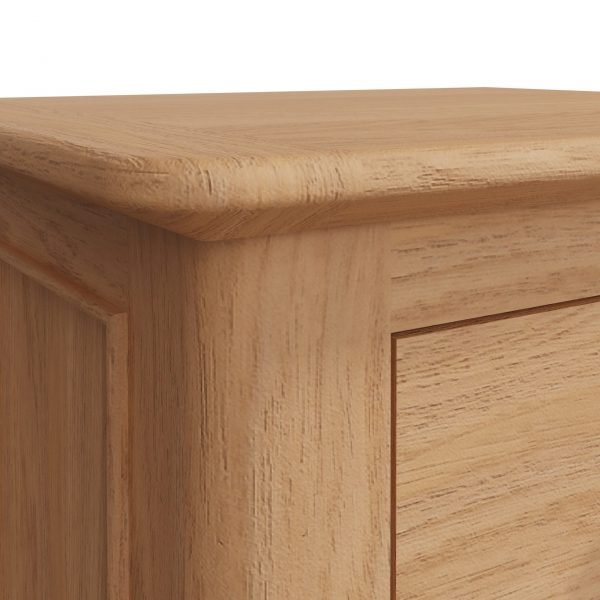 Katarina Oak Small Bedside table top scaled