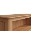 Katarina Oak Small Bookcase edge scaled