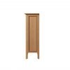 Katarina Oak Small Bookcase side scaled