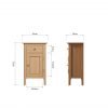 Katarina Oak Small Cupboard dims scaled