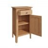 Katarina Oak Small Cupboard open scaled