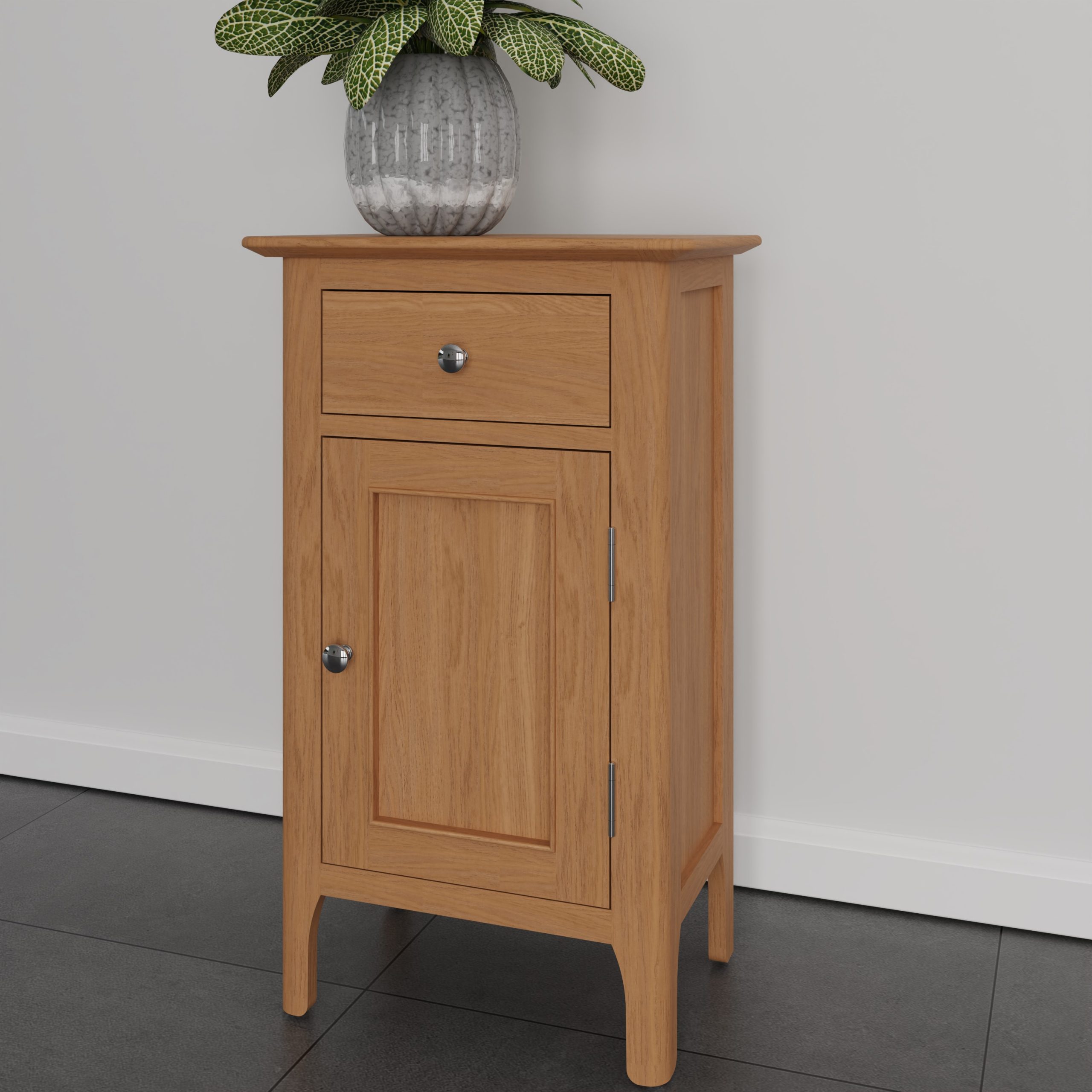Katarina OakSmall Cupboard Only Oak Furniture Free Delivery