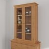 Katarina Oak Small Dresser Top With Lights scaled