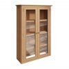 Katarina Oak Small Dresser Top With Lights angle scaled