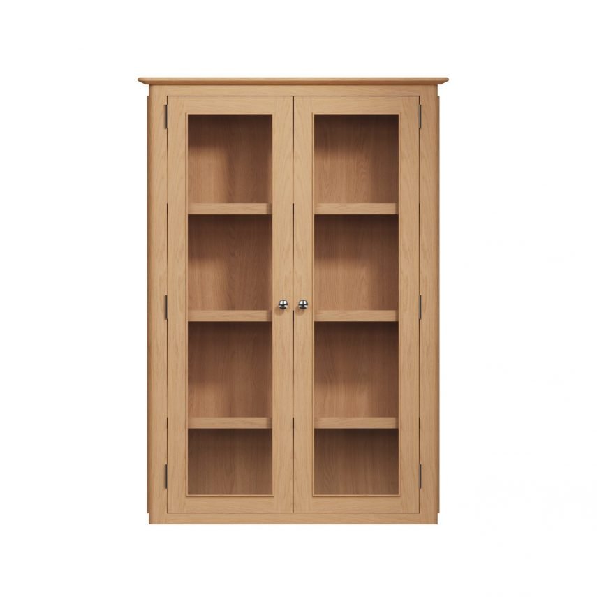 Katarina Oak Small Dresser Top With Lights front scaled
