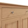 Katarina Oak Small Sideboard close scaled