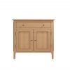 Katarina Oak Small Sideboard front scaled