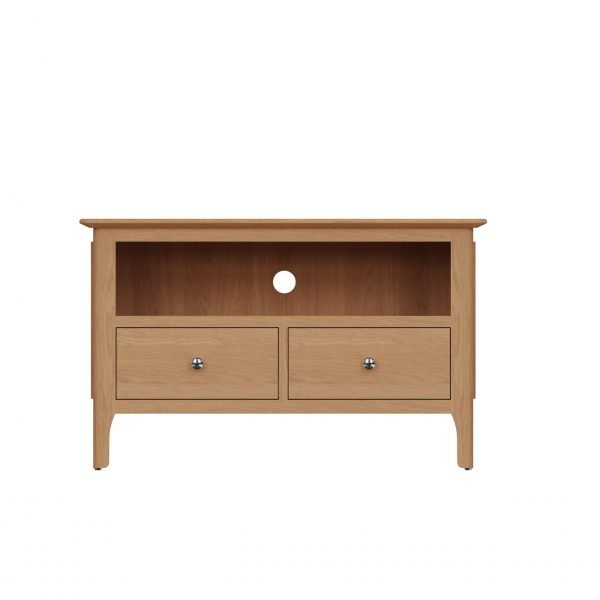 Katarina Oak TV Cabinet front scaled