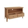 Katarina Oak TV Cabinet open scaled