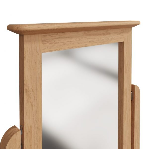 Katarina Oak Trinket Mirror close scaled