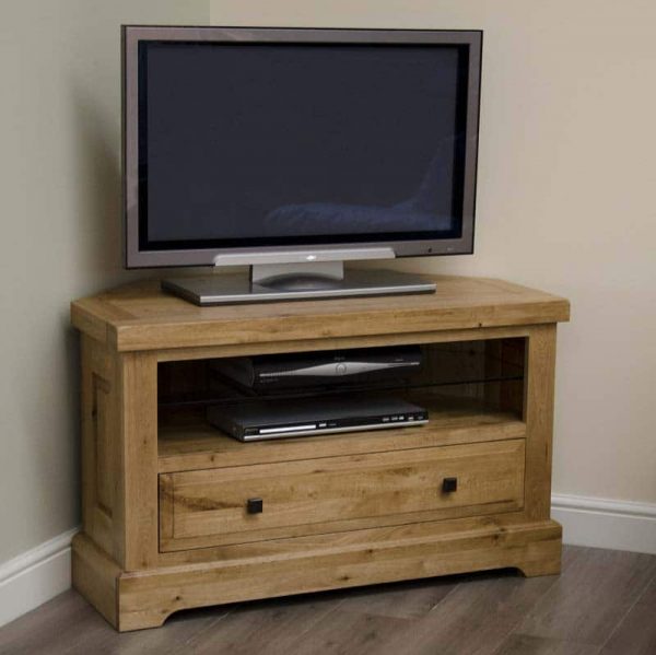 Canterbury Oak Corner TV Unit