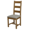 Canterbury Oak Ladder Back Chair 1 DLXLADDERBK TRANSPARENT