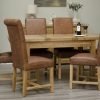 Canterbury Oak Small Butterfly Extending Table Set