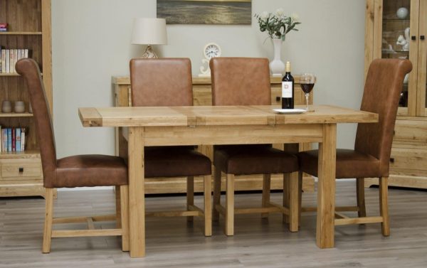 Canterbury Oak Small Butterfly Extending Table