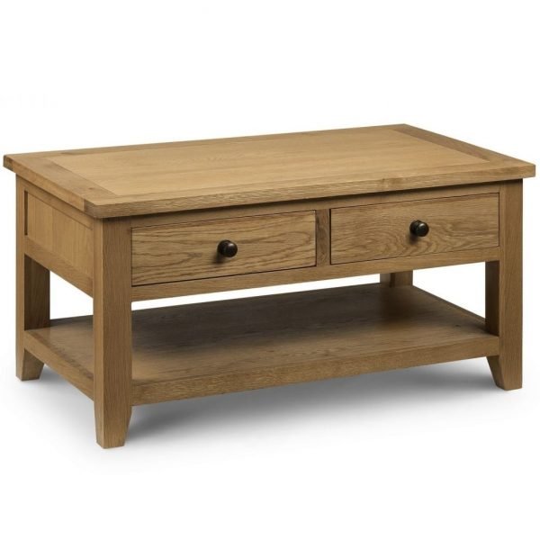 astoria coffee table with 2 drawers2