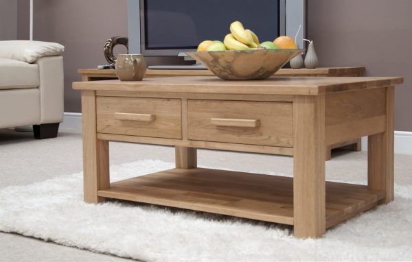 OPU3X2CT Opus3X2CoffeeTable OakHandles