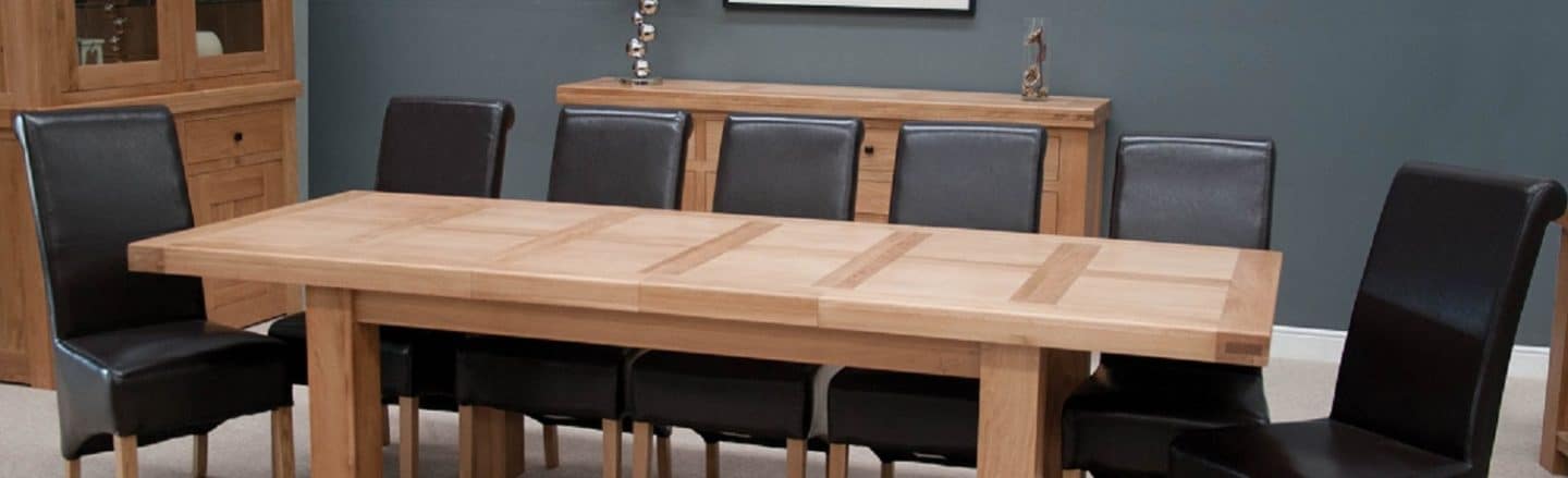 10 Seater Dining Table | 10 Seater Round Dining Table - Only Oak