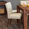 Shiro Walnut Biscuit Flair-Backed Dining Chair