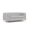 alegra grey plush 2 seater sofa pt32633 wb3