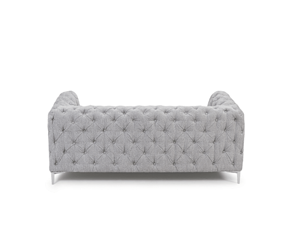 alegra grey plush 2 seater sofa pt32633 wb6