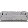 alegra grey plush 3 seater sofa pt32630 wb1