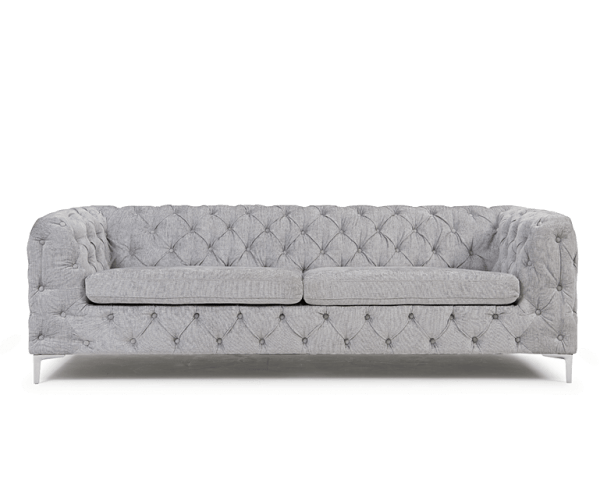 alegra grey plush 3 seater sofa pt32630 wb2