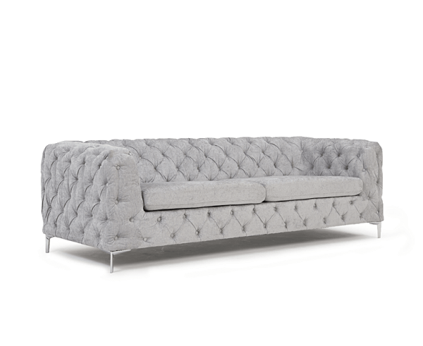 alegra grey plush 3 seater sofa pt32630 wb4