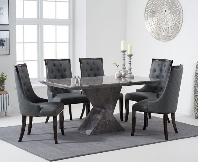 Allen 160cm Grey Dining Table Now At, Grey Dining Room