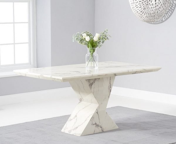 Allen 160cm White Dining Table