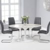 brittney 160cm oval white dining table with grey lucy chairs wr1 1