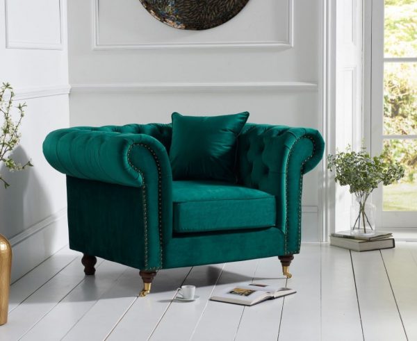 camara armchair green velvet   pt32365 wr1