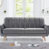 caren grey velvet 3 seater sofa   pt32976 wr2