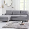 carlotta grey linen left hand facing chaise sofa bed   pt33063 wr2