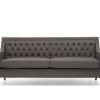 casa bella 3 seater grey fabric sofa   pt28019 front