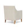 casa bella ivory fabric chair   pt28014 angled