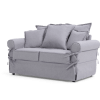 Clement Grey 2 Seater