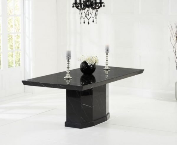 como black 160cm marble doining table pt32475 wr2 1