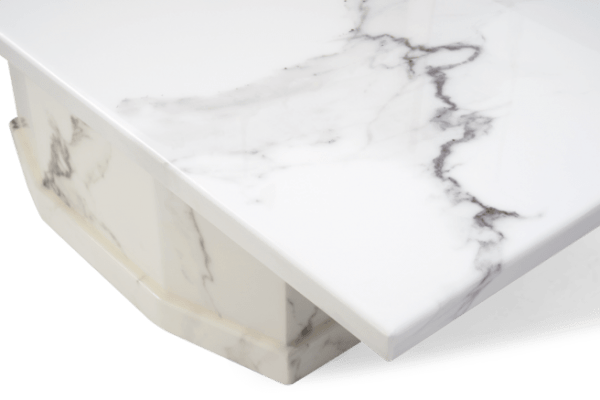 como white 160cm marble dining table pt32359 wb3