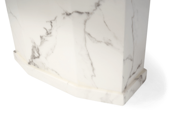 como white 160cm marble dining table pt32359 wb5