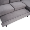 constance sofa bed grey 3189 flipped
