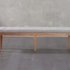 courtney large grey fabric bench   pt32611 4 1
