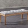 courtney medium grey fabric bench   pt32608 3 1