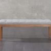 courtney medium grey fabric bench   pt32608 4