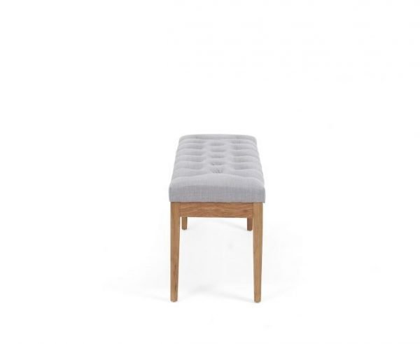 courtney medium grey fabric bench   pt32608 5 1
