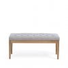 courtney medium grey fabric bench   pt32608 6