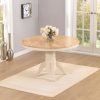elstree 120cm cream oak dining table   pt30081