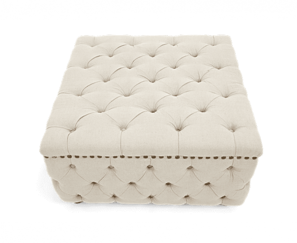 fiona cream linen square footstool   pt32939 wb3