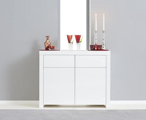 hereford 2 door 2 drawer white high gloss sideboard   pt33888jp a  1